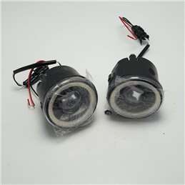 AM002234 coppia faretti fendinebbia led compatibilità Nissan fuoristrada 4X4 Angel Eyes RoHS 2020