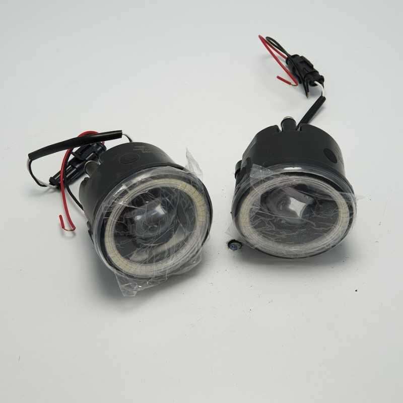 AM002234 coppia faretti fendinebbia led compatibilità Nissan fuoristrada 4X4 Angel Eyes RoHS 2020