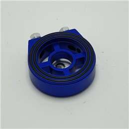 A04-003-04 piastra adattatore filtro olio sandwich colore blu 4501BL Honda Civic Accord CRX Mazda RX Tuning