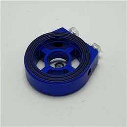 A04-003-04 piastra adattatore filtro olio sandwich colore blu 4501BL Honda Civic Accord CRX Mazda RX Tuning