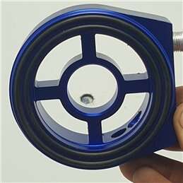 A04-003-04 piastra adattatore filtro olio sandwich colore blu 4501BL Honda Civic Accord CRX Mazda RX Tuning