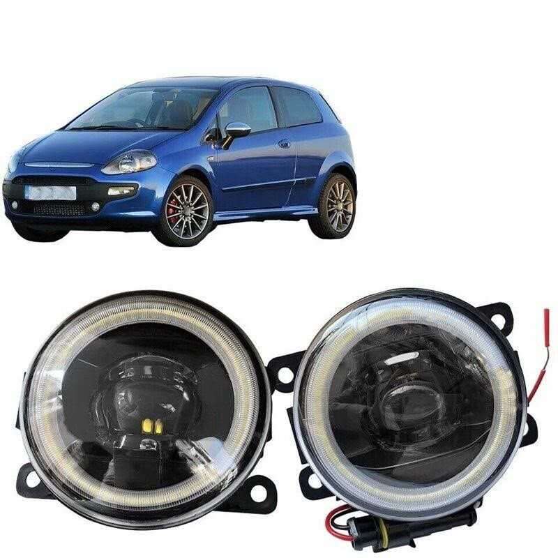 85201793 coppia faretti fendinebbia led Angel Eyes Honda Nissan Ford Fiat Opel Suzuki Subaru Jeep Peugeot