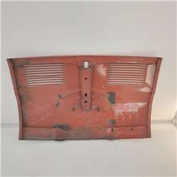 Cofano posteriore vano motore Fiat 500 F L R 1965-75 epoca colore rosso condizioni come in foto