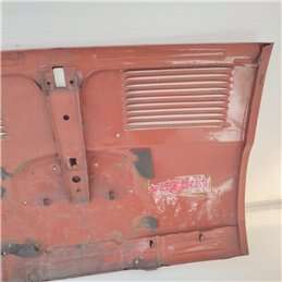 Cofano posteriore vano motore Fiat 500 F L R 1965-75 epoca colore rosso condizioni come in foto