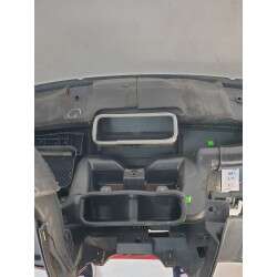 Cruscotto console centrale con modanature rosse FIAT 500 312 DAL 2008