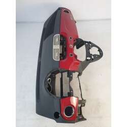 Cruscotto console centrale con modanature rosse FIAT 500 312 DAL 2008