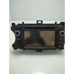 86140-0D010 autoradio stereo lettore CD Toyota Yaris XP130 C MK3 1.0 benzina 5P 2014 predisposizione navigatore GPS