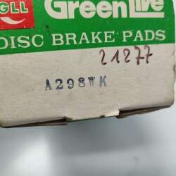 A298WK Kit pastiglie anteriori Mazda 323 Green Live 1963-2003