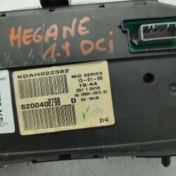 8200408798 Quadro strumenti contachilometri tacchimetro Renault Megane II 2003-10 