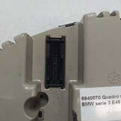 6940870 Quadro strumenti contachilometri BMW serie 3 E46 2.0D 110KW 204D4 2004