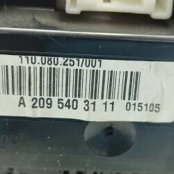 A2095403111 Quadro strumenti contachilometri Mercedes AG MB W209 1.8B 271940 2004 110.080.251/001 015105 a2095400123