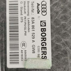 83A861529 Tappeto vano baule bagagliaio moquette Audi Q3 2.0D DFG 2019