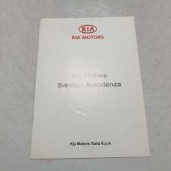 Manuale uso e manutenzione originale Kia Sportage 2.0d D4EA 2007 in italiano 