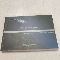 Manuale uso e manutenzione originale Kia Sportage 2.0d D4EA 2007 in italiano 