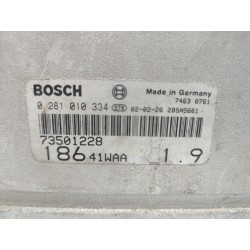 CENTRALINA MOTORE FIAT MULTIPLA 1.9 JTD 1998-10 BOSCH 0281010334 73501228 USATA