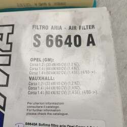 S6640A Sofima filtro aria Opel Corsa 1.2 1.4 1993