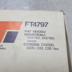 FT4797 2 pezzi filtro olio motore Citroen CX Fiat Ducato Peugeot J5 diesel fondo magazzino