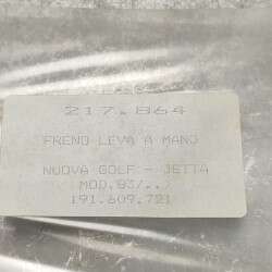 191609721 2XPZ Cavi fune freno a mano di stazionamento VW Golf Jetta 1983