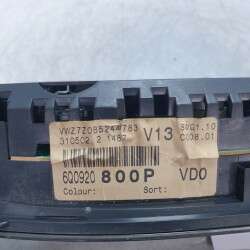 6Q0920800 Quadro strumenti contachilometri VW Polo 9N 1.2BENZ AZQ 2002