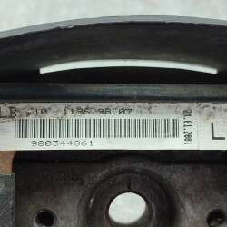 980344861 volante sterzo guida Nissan Almera 2001 in gomma nera 