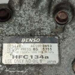 447220-3853 compressore aria condizionata A/C clima Suzuki Alto 1.1 B 46 KW FF 2004-08 Denso HFC