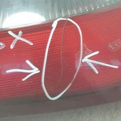 09114337 Stop fanale faro luci posteriore dx Opel Corsa C 2000-06 SCHEGGIATO LESIONATO