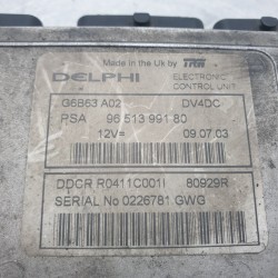 9651399180 Centralina ecu motore Citroen C3 1.4 2002-09 R0411C001I 