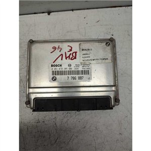 7786887 CENTRALINA MOTORE BMW E46 320 DIESEL 2003 BOSCH 0281010205 