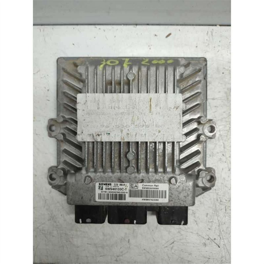 9653059580 CENTRALINA MOTORE PEUGEOT 307 2.0 HDI 2004 SIEMENS 5WS40133C-T