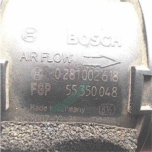 DEBIMETRO FLUSSOMETRO MISURATORE MASSA D'ARIA BOSCH  ALFA FIAT LANCIA OPEL SAAB SUZUKI 55350048