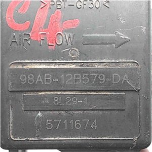 98AB-12B579-DA Debimetro flussometro misuratore massa d'aria Ford Focus 1.6benzina 2004-08 6PIN