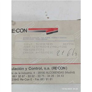 1090001599 pompa carburante meccanica AC Fiat 127 Ritmo 138 Fiorino 1050cc Autobianchi A112 Re-con BC-118