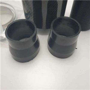 Kit scatola filtro aria airbox in carbonio da 3 pollici modifica auto tuning universale