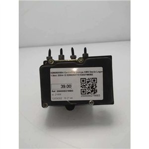 0265800584 Centralina pompa ABS Dacia Logan 1.5dci 2004-12 0265232110 8200766092