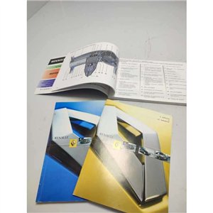 Manuali uso e manutenzione 3 pezzi Renault Clio MK2 1998-12 originali in italiano 