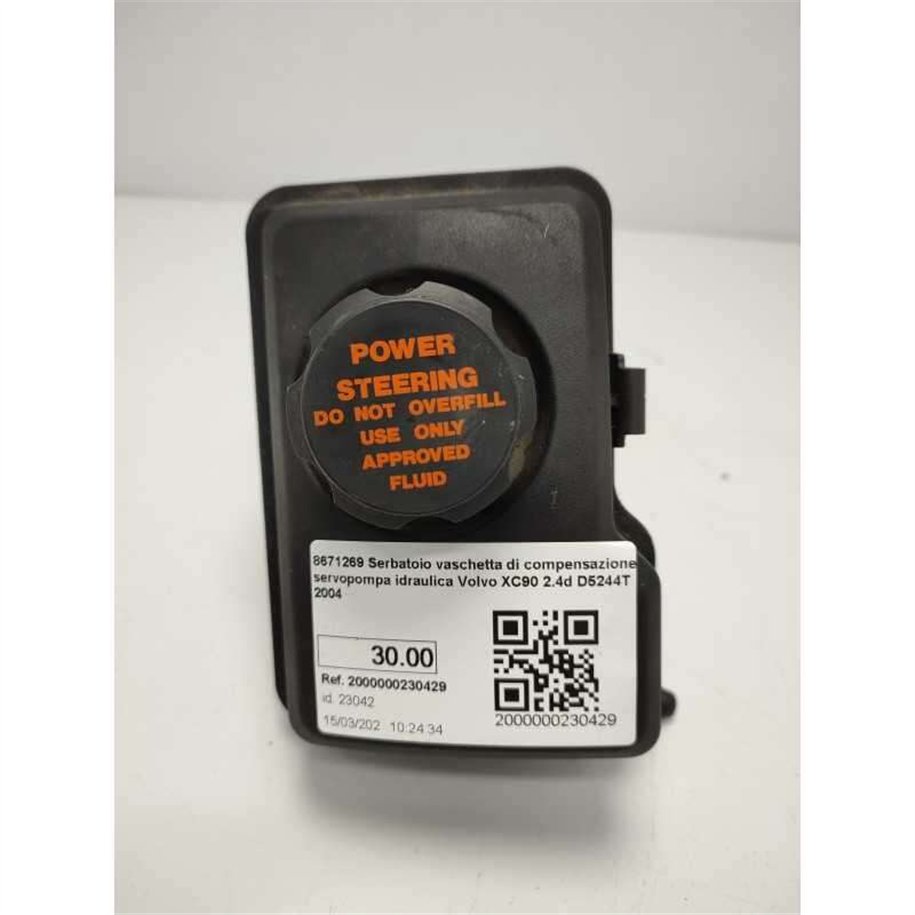 8671269 Serbatoio vaschetta di compensazione servopompa idraulica Volvo XC90 2.4d D5244T 2004