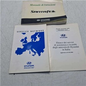 Manuale di istruzione brouchere  Hyundai Santafe 2.2d D4EB 2007