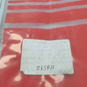 82428747 Cavo acceleratore a pedale Fiat Croma 2.0 1987