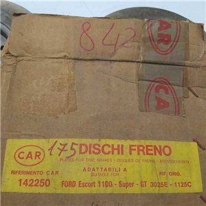 3025E1125C coppia dischi freni Ford Escort MK1 1968-71 CAR