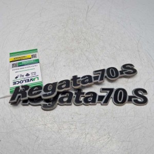 2XPZ Logo stemma scritta fregio Fiat Regata 70 S 138 1983-89 ganci rotti