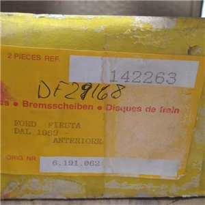 DF29168 coppia dischi freni anteriori Ford Fiesta Orion MK3 Escort MK5 1989-96 Car