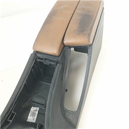 Tunnel centrale console con bracciolo poggiagomiti 51169170915 Bmw E91 serie 3 2010 pelle usurata 