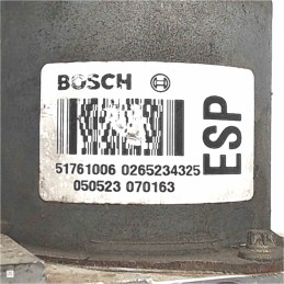 0265234325 51761006 0265950463 Centralina pompa ABS Bosch Fiat Idea 1.3mtj 2003-12